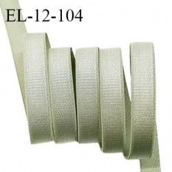 Elastique 12 mm bretelle lingerie haut de gamme fabriqué en France couleur vert olive prix au mètre