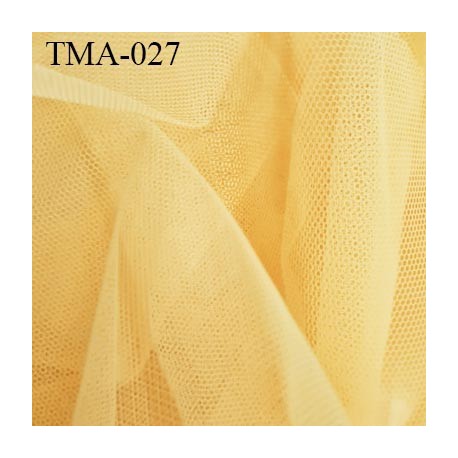 marquisette tulle spécial lingerie haut de gamme couleur abricot clair largeur 160 cm prix pour 10 cm