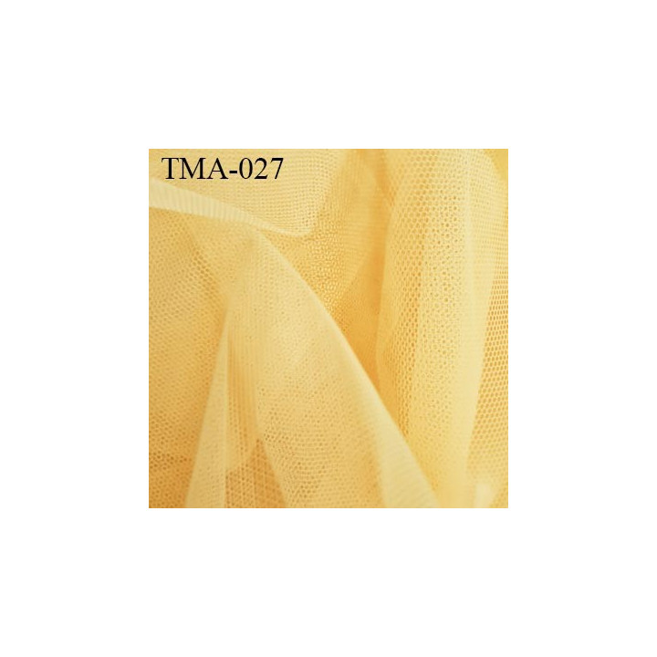 marquisette tulle spécial lingerie haut de gamme couleur abricot clair largeur 160 cm prix pour 10 cm
