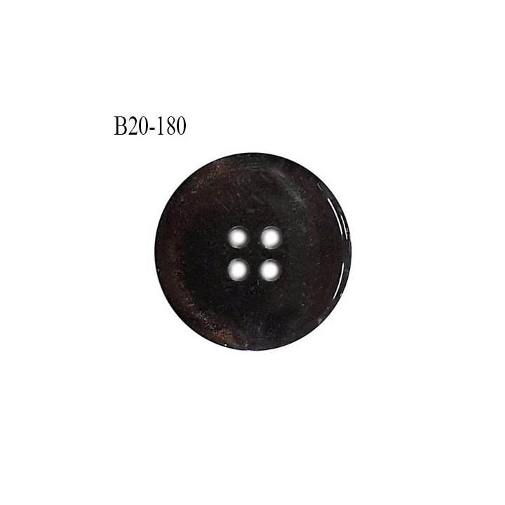 Bouton 20 mm en pvc couleur bleu et gris diamètre 20 mm épaisseur 4 mm prix à l'unité