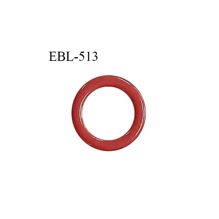 Anneau de réglage 8 mm en métal thermolaqué couleur terracotta diamètre intérieur 8 mm diamètre extérieur 13 mm prix à l'unité