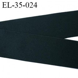 élastique 35 mm aspect velours spécial lingerie et sport très belle qualité couleur anthracite certifié oeko tex prix au mètre