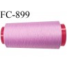 Cone de 1000 m fil mousse polyamide n° 120 couleur lilas violine longueur de 1000 mètres bobiné en France