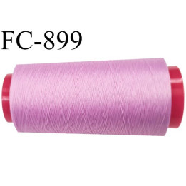 Cone de 5000 m fil mousse polyamide n° 120 couleur violine longueur de  5000 mètres bobiné en France