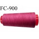 Cone 5000 m de fil mousse polyester fil n° 110 couleur fushia haut de gamme cône de 5000 mètres bobiné en France