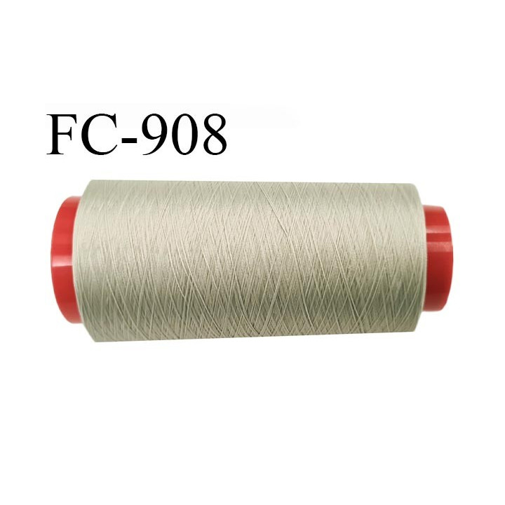 Cone de 5000 m fil mousse polyamide n° 120 couleur marron glacé longueur de 5000 mètres bobiné en France
