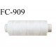 Bobine 500 m fil Polyester n° 120 couleur naturel longueur 500 mètres fil européen bobiné en Europe ou France certifié oeko tex