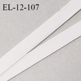 Elastique 12 mm lingerie haut de gamme couleur talc élastique souple fabriqué en France largeur 12 mm prix au mètre