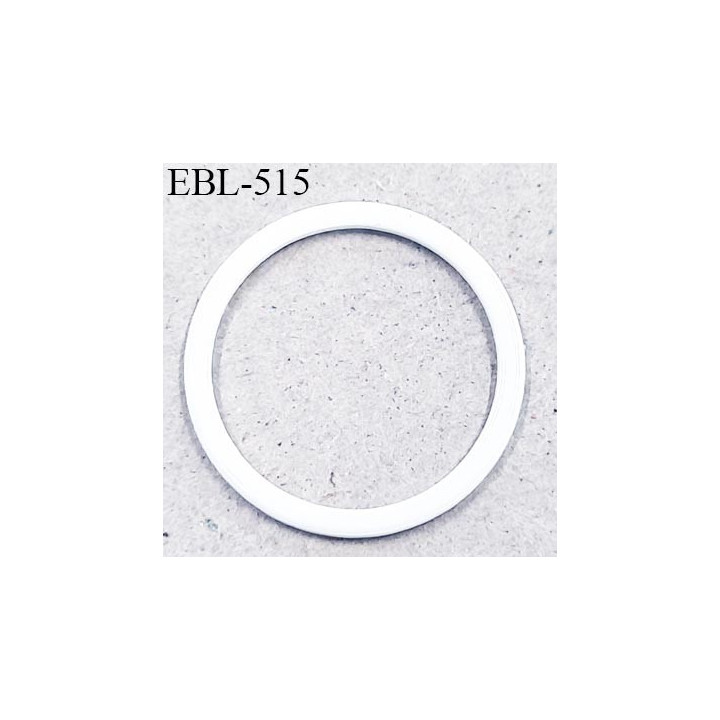anneau en métal 6 mm laqué blanc  brillant  pour soutien gorge diamètre intérieur 6 mm prix à l'unité haut de gamme