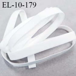 Elastique lingerie 10 mm haut de gamme fabriqué en France couleur blanc naturel élastique largeur 10 mm prix au mètre