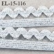 Elastique 15 mm lurex brillant couleur gris et blanc largeur 15 mm prix au mètre