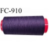 Cone 2000 m de fil mousse polyamide fil n° 120 couleur violet volubilis longueur de 2000 mètres bobiné en France