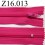 fermeture éclair longueur 16 cm couleur rose fushia non séparable zip nylon largeur 2.5 cm