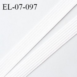 Elastique lingerie 7 mm fin avec une très belle élasticité largeur 7 mm prix au mètre