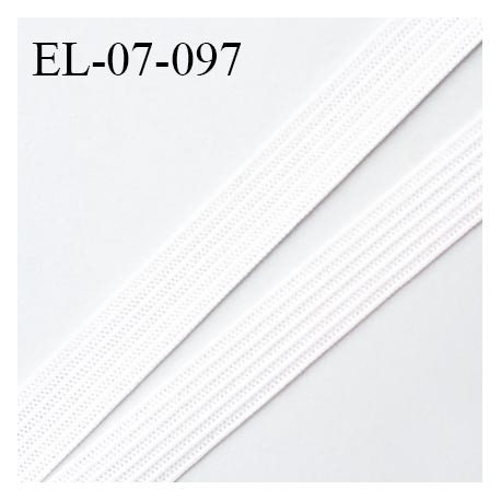 Elastique lingerie 7 mm fin avec une très belle élasticité largeur 7 mm prix au mètre