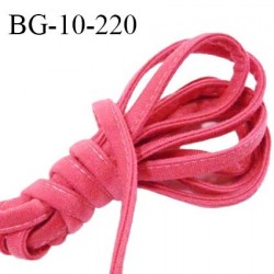 Cache armature et baleine underwire 10 mm couleur rose rouge largeur 10 mm épaisseur 4 mm prix au mètre