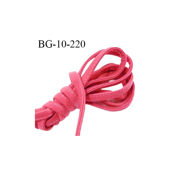 Cache armature et baleine underwire 10 mm couleur rose rouge largeur 10 mm épaisseur 4 mm prix au mètre