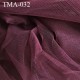 Marquisette tulle spécial lingerie haut gamme couleur bordeau lie de vin largeur 140 cm prix pour 10 cm 100 % polyamide