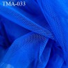 Marquisette tulle spécial lingerie haut gamme couleur bleu largeur 140 cm prix pour 10 cm 100 % polyamide