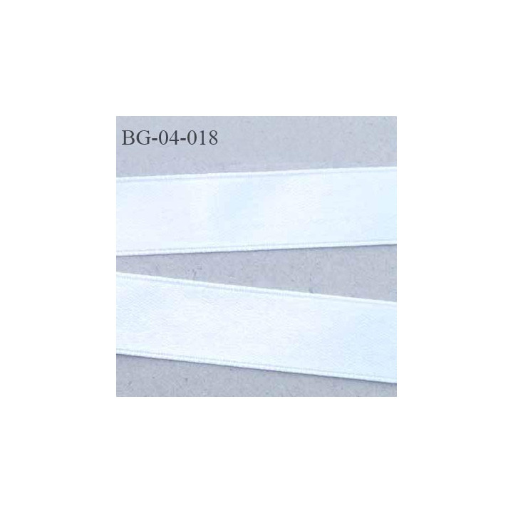 Galon ruban couleur blanc brillant lumineux double face très solide largeur 4 mm prix au mètre