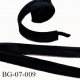 Passepoil 10 mm couleur noir 100 % coton largeur 7 mm lien coton intérieur 2 mm largeur 10 mm prix du mètre