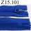 fermeture longueur 15 cm couleur bleu non séparable zip nylon largeur 2.4 cm