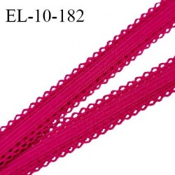 Elastique 10 mm lingerie haut de gamme couleur fuschia élastique souple prix au mètre