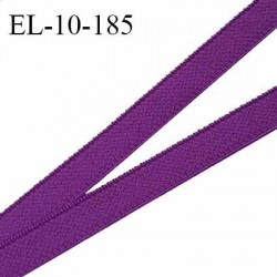 Elastique 10 mm lingerie haut de gamme couleur violet élastique souple fabriqué France grande marque largeur 10 mm prix au mètre