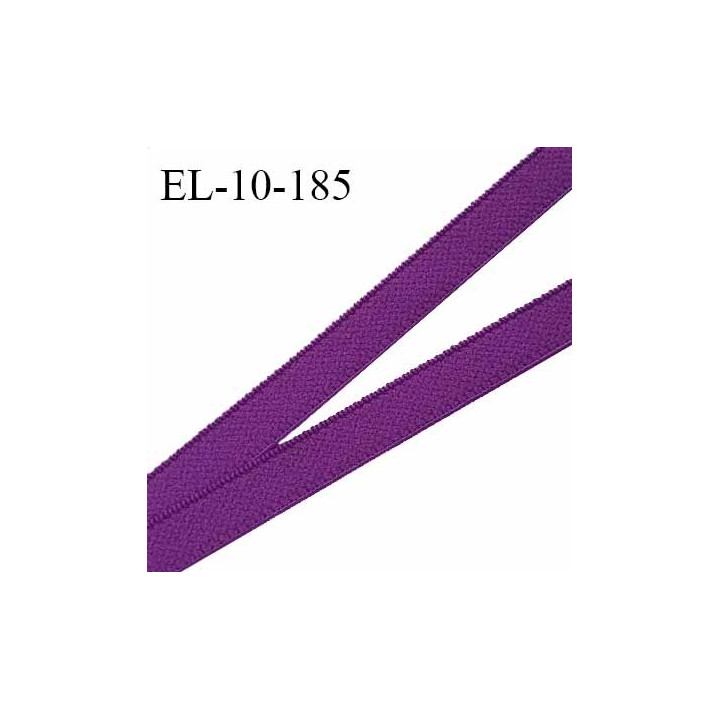 Elastique 10 mm lingerie haut de gamme couleur violet élastique souple fabriqué France grande marque largeur 10 mm prix au mètre