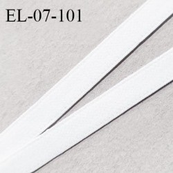 Elastique lingerie 7 mm haut de gamme couleur lys fabriqué en France élastique souple prix au mètre