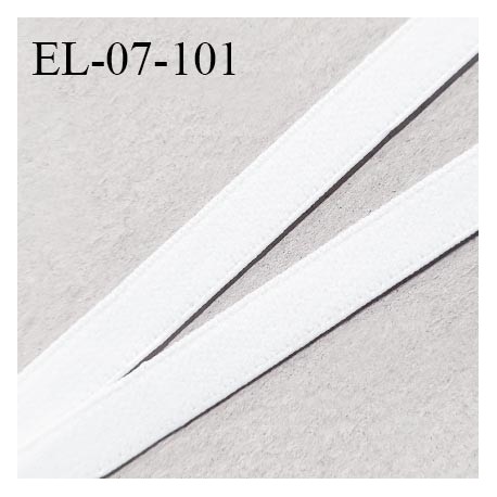 Elastique lingerie 7 mm haut de gamme couleur lys fabriqué en France élastique souple prix au mètre