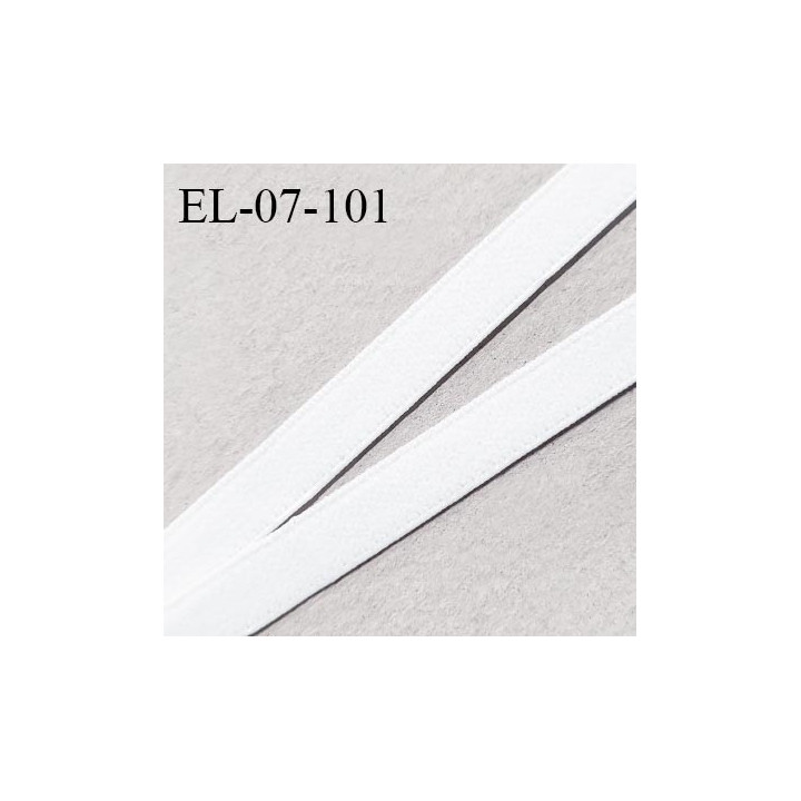 Elastique lingerie 7 mm haut de gamme couleur lys fabriqué en France élastique souple prix au mètre