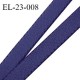 Elastique 22 mm lingerie haut de gamme fabriqué en France couleur bleu encre prix au mètre