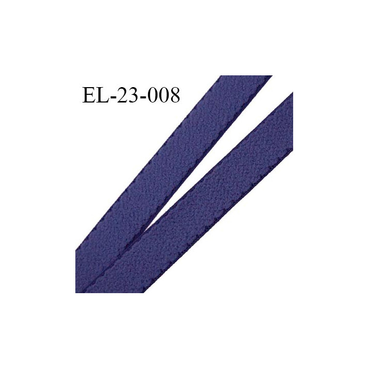 Elastique 22 mm lingerie haut de gamme fabriqué en France couleur bleu encre prix au mètre