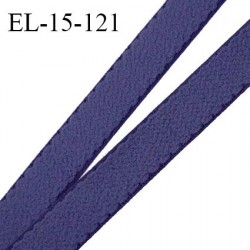 Elastique 15 mm lingerie haut de gamme fabriqué en France couleur bleu encre prix au mètre