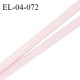 Elastique 4 mm fin spécial lingerie élastique souple style velours couleur rose poudré fabriqué en France prix au mètre