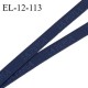 Elastique lingerie 12 mm très haut de gamme couleur bleu marine inscription La Perla prix au mètre