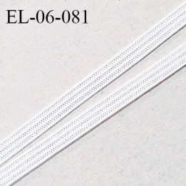 Elastique 6 mm spécial lingerie et couture couleur écru grande marque fabriqué en France prix au mètre
