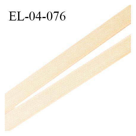 Elastique 4 mm fin spécial lingerie polyamide élasthanne couleur beige grande marque fabriqué en France prix au mètre