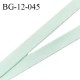 Devant bretelle 12 mm en polyamide attache bretelle rigide pour anneaux couleur pistache pastel haut de gamme prix au mètre