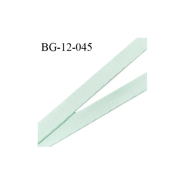Devant bretelle 12 mm en polyamide attache bretelle rigide pour anneaux couleur pistache pastel haut de gamme prix au mètre