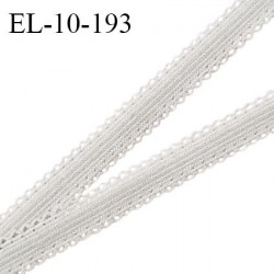Elastique 10 mm lingerie haut de gamme couleur gris clair élastique souple prix au mètre