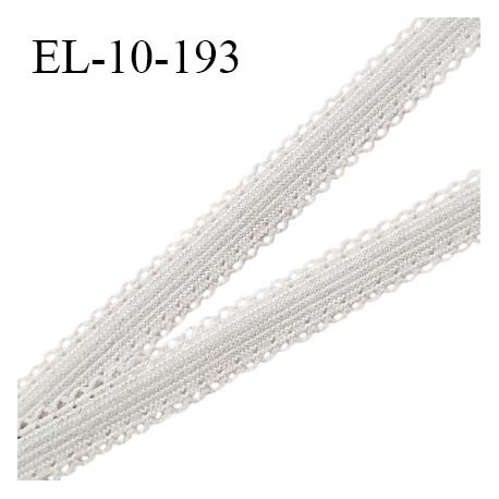Elastique 10 mm lingerie haut de gamme couleur gris clair élastique souple prix au mètre