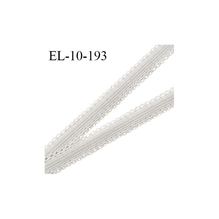 Elastique 10 mm lingerie haut de gamme couleur gris clair élastique souple prix au mètre