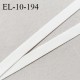 Elastique 10 mm lingerie haut de gamme couleur écru élastique velours souple fabriqué France grande marque prix au mètre