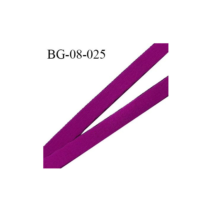 Devant bretelle 8 mm en polyamide attache bretelle rigide pour anneaux couleur violine haut de gamme prix au mètre