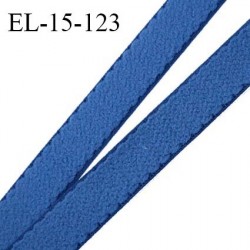 Elastique 15 mm lingerie haut de gamme fabriqué en France couleur bleu prix au mètre