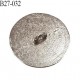Bouton 27 mm en métal couleur argent accroche avec un anneau diamètre 27 mm épaisseur 3.5 mm prix à l'unité
