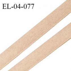 Elastique 4 mm fin spécial lingerie polyamide élasthanne couleur nougat grande marque fabriqué en France prix au mètre