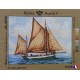 Canevas à broder 45 x 60 cm marque ROYAL PARIS thème le vieux gréement made in France